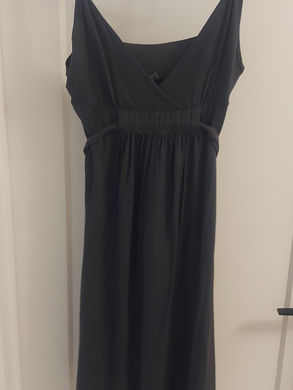Mexx Black Maxi Dress with V-Neck